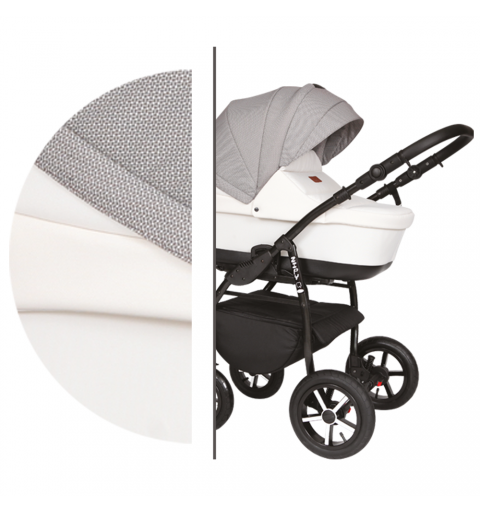 Baby Merc Zipy Q - wózek wielofunkcyjny, zestawac 2w1 z opcją 3w1 i 4w1 | 133B